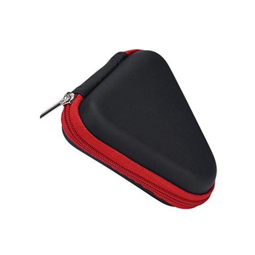 IMJONO Gift For Fidget Hand Spinner Triangle Finger Toy Focus ADHD Autism Bag Box Carry Case Packet (Red)