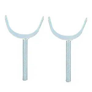 Safe O Kid Safety Gate Clip, U Shape Gate Adaptor for Safety Rail, Stair Pressure Mounted Security Gate, Pack of 2