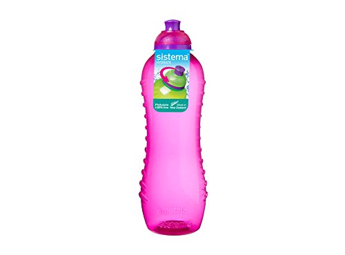 Sistema Twist 'N' Sip Unisex Outdoor Water Bottle available in Pink - 620 ML Sistema Twist 'N' Sip Unisex Outdoor Water Bottle available in Pink - 620 ML