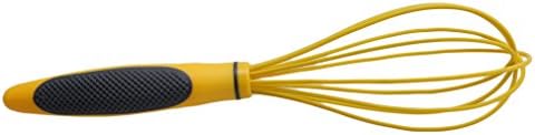 Albeey Kitchen Utensils Cooking Yellow Silicone Whisk