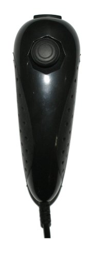 Preisvergleich Produktbild Nintendo Wii - Wired Nunchuk, schwarz [UK Import]