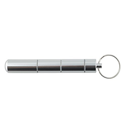 caso stuzzicadenti porta stuzzicadenti tasca portatile, metal Pill box Keychain, aluminum portasigarette small