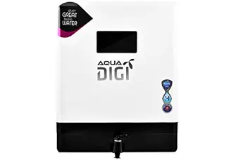 Arroser Pure Aqua DIGI Water Purifier RO+UV+UF+TDS CONTROLLER 12 liter New Advance Technology premium White (Made in India)