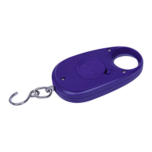 TOOGOO(R) 25kg/5g Digital Haengewaage Fischwaage Kofferwaage Federwaage Gepaeckwaage Violett - 4