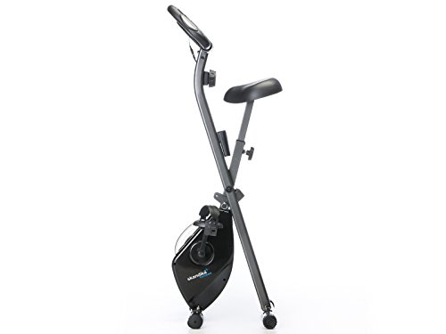 skandika Foldaway X-1000 Fitnessbike Heimtrainer klappbar mit Handpuls-Sensoren, 8-stufiger Magnetwiderstand, LCD Display ohne Rückenlehne - 3