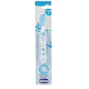 Chicco Toothbrush ,6-36 months (Blue)