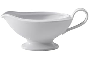 Villeroy & Boch – Royal sosjerka górna część z uchwytem, nadaje się do mycia w zmywarce, dzbanek na sosy i dipy, naczynia, porcelana kostna premium