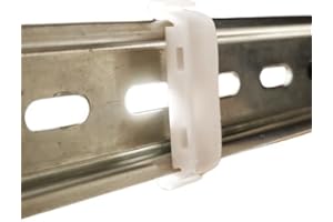 JALUDESIGNDE 10er Set Zugentlastung bzw. Kabelentlastung passend für 35 mm DIN Trageschiene/Hutschiene (10)