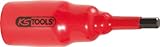 Bruñido KS Tools 117.1176 Vaso para Puntas Allen Aislado, extralargo (tamaño: 10 mm, 1/2\"), 10mm