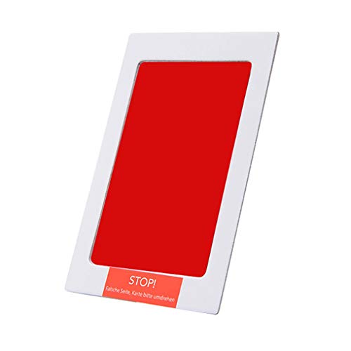 Preisvergleich Produktbild Babysbreath17 Baby-Säugling-Non-Toxic Baby Handabdruck Fußabdruck Impressum Inkpad Casting Eltern-Kind-Hand Inkpad Fingerabdruck-Wasserzeichen rot 9.5 * 5.8cm
