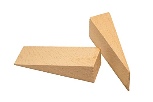 peha® Holzkeile/Unterlegkeile, Buche natur, 65x20x6 mm (10 Stück) - 2