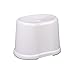 Produktbild XFPINK-shower chair Bad Anti-Rutsch Badhocker Badhocker Badhocker Hocker Kleine Bank Schuhbank Kunststoffhocker (Farbe : Weiß)