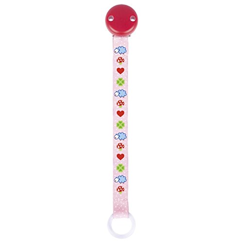 Heimess Pink Sheep Fabric Soother Holder