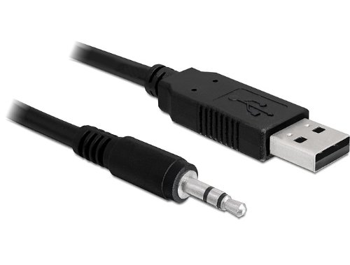 Delock Konverter (USB 2.0 auf Seriell-TTL, 3,5mm Klinke, 1,8m)