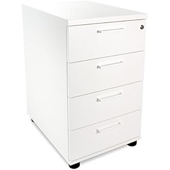 WeberBÜRO Optima Standcontainer in Weiß Rollschrank Büro Container