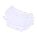 La Vogue Baby Girls Boys Ruffle Pants Knickers Bloomers Nappy Cover (M, White)