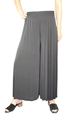 Amazon White Pleated Palazzo Trousers Ozmoint Womens Ladies Thick