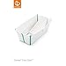 Produktbild Stokke Flexi Bath faltbare Badewanne mit Halterung für Neugeborene weiß/aqua