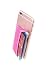 Produktbild Sinjimoru Smart Wallet mit Handy Fingerhalterung, Slim Wallet/Kartenetui/Kartenhalter/aufklebbare Mini Geldbörse mit Handschlaufe für die Einhandbedienung. Sinji Pouch Band, Pink.