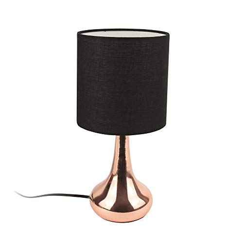 THE HOME DECO FACTORY HD3334 Lampe Métal Noir/Cuivre