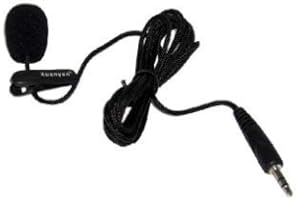 BV & JO 3.5mm Jack Clip on Mini Audio MIC Microphone with 2m cable for Windows 10, Chromebook