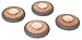 Tegu Magnetic Wooden Wheels (Pack of 4)