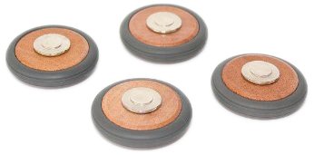 Tegu Magnetic Wooden Wheels (Pack of 4)