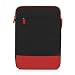 Produktbild Incipio Asher Vertikale Tasche für Microsoft Surface 3 - von Microsoft zertifizierte 2-Farbige Nylon-Schutztasche inkl. Außentasche - Schwarz/Rot