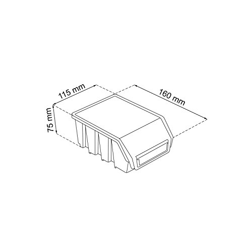 Patrol Group Werkzeugkiste Module Semi Profi-20 inklusiv Kleinteilemagazin, 1 Stück, Stuff - 4