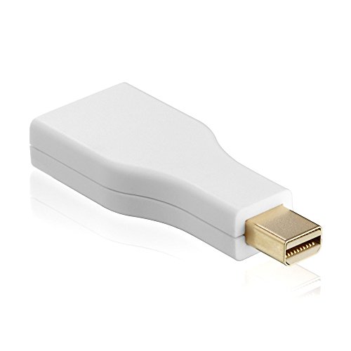 Sentivus Mini DisplayPort (Thunderbolt) zu DisplayPort Adapter (miniDP Stecker auf DP Buchse) 1080p - 2