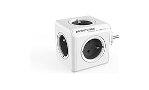 Allocacoc PowerCube Original Gris - Bloc Multiprise Compact (5 Prises)