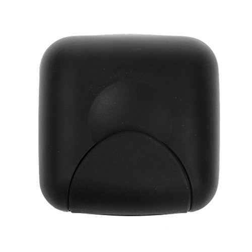 MagiDeal Reisen Camping Zu Hause Seifendose Seifenbox Dusche Badezimmer Seifenschale – Schwarz - 4