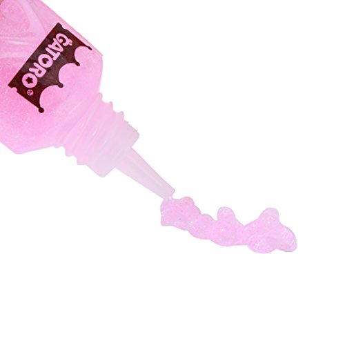 MagiDeal 6pcs Farben Waschbarer Glitter Glue Glue Stifte Glitter Gelmalstifte 9cm 25g - 6