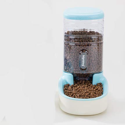 Cnrng Pet Feeder Pet Water Dispenser Für Alle Arten Von Haustieren Leicht Zu Reinigen, Blau