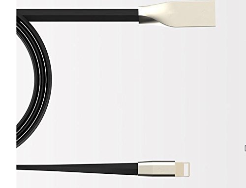 Hochwertiges Schnelllade und Daten-Sync Micro USB Kabel für iPhone 6 6s Plus 5s 5 iPad mini Ladekabel mit 3D Zink-Legierung benisto (Blau) - 8