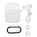 Produktbild WEISHAZI Kabellose Bluetooth Headset Schutzhülle Ohrstöpsel Abdeckung Anti-Verlust-Band Silikon Skin Holder Set Staubdicht für Huawei Honor FlyPods Cl