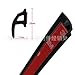 Produktbild Rabusion p-Shape Wasserdicht Dichtungsband – 4 m Universal p-Shape Gummidichtung Wetter Strip Hohl Auto Tür Fenster Edge Zierleisten Dichtungsprofil – Schwarz