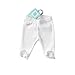 Lovely baby footies, trousers with feet white 0-3 months