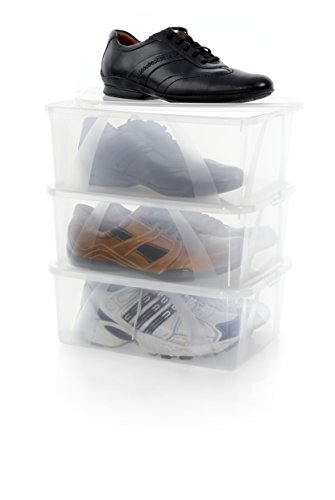 Rotho 1164305073 Aufbewahrungsboxen-Set Arco mit Deckel, 3-er Set, Inhalt pro Box 10 L, circa 36,5 x 26,5 x 13,5 cm, lime grün - 2