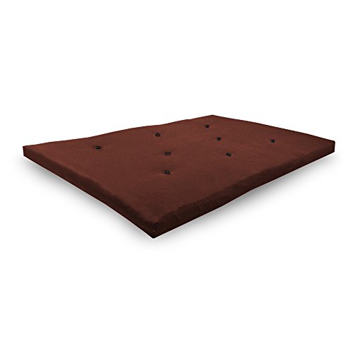 Changing Sofas Complete 2-Seater Futon, 125 x 75 x 74 cm, Wine