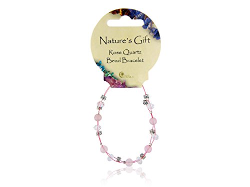 Preisvergleich Produktbild British Fossilien Natures Geschenk Rosenquarz Kristall Bead Armband