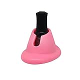 Homgaty Pink Soft Rubber Nail Art Holder Polish Display Varnish Bottle Stand Glue Tilter