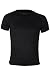 Produktbild Mountain Warehouse Talus Kurzarm Rundhals-Top für Herren Base Layer Sport Oberteil Funktionsunterwäsche Laufen Joggen Wandern Camping Schwarz Medium