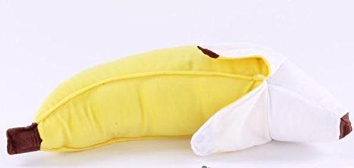 KiKi Monkey Geschälte Banane Plüsch-Spielzeug-Puppe-Plüsch-Kissen-Kissen Banane Kissen|| Geburtstagsgeschenk||Kissen||für dekorative Lachen Kissen Polster Dekokissen Stuhlkissen Sitzkissen Rund Weihnachten Geschenk (50cm) - 4