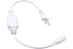 HEGEHE Adaptador de corriente con enchufe UE Para 220V 288,360LEDs/m Tiras de neón COB sin cables (sin barra de luces)