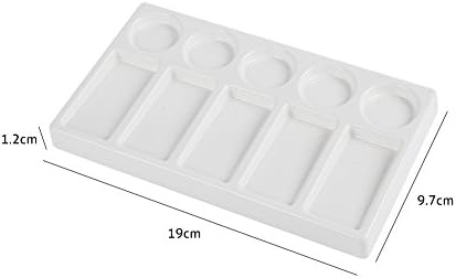 Imitation Ceramic Watercolor Palette Square Oval Palette Easy To Clean