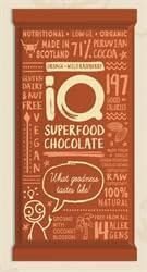 Iq Chocolate Orange and Wild Raspberry Superfood Chocolate, 35 g