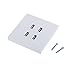 Produktbild Sharplace 4 USB Anschlüsse Wand Einbaudose 3.1A Wandsteckdose Ladegerät Elektrische Platte - Weiß
