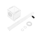 Youliy Mangeoire pour animal domestique, tube en verre, mini nid de fourmis avec zone active en acrylique - Naturel et écologique