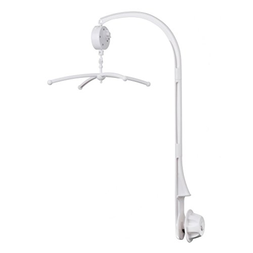 Esonstyle Bracket Set Baby Crib Mobile Bed Bell Toy Holder Arm Bracket + Wind-up Music Box (66CM)